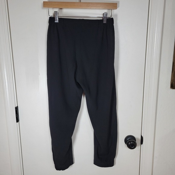 Aritzia Babaton Dexter Japanese Crepe Black High Rise Ankle Pants XS Minimalist - Picture 5 of 7